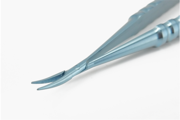 3-422 Needle Holder Curved Delicate No Lock 7mm