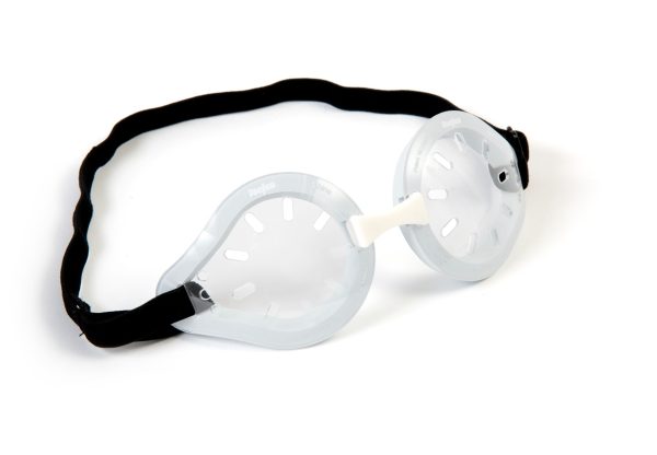 5001C Clear Two Piece Eye Shield with Strap (Box of 300)