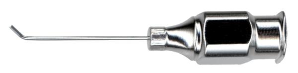 CA385 Knolle Irrigating Cannula, Angled 25ga