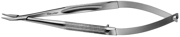G17510 Barraquer  Needle Holder Curved Delicate No Lock 11mm