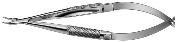 G17520 Barraquer Needle Holder Curved Delicate No Lock 11mm