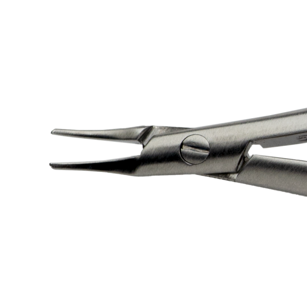 PH1041 Barraquer Needle Holder Curved Delicate No Lock 7mm