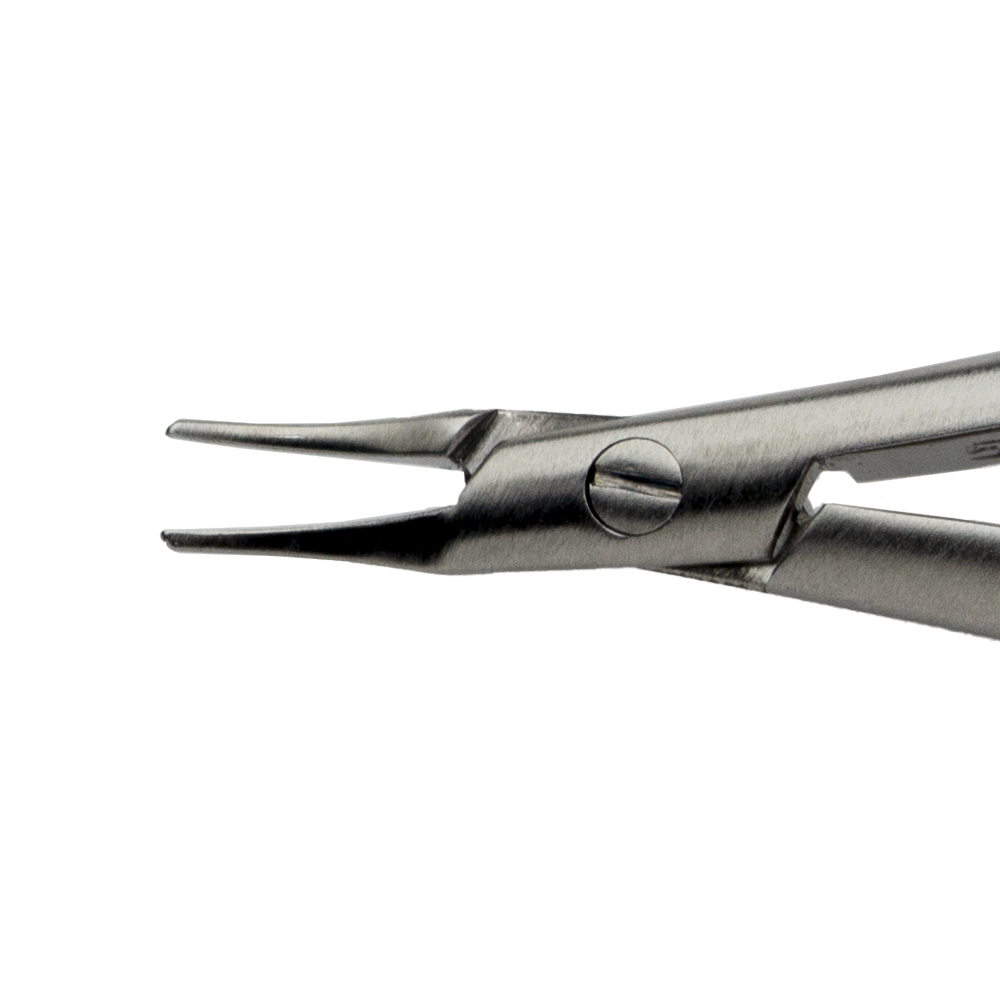 PH1041 Barraquer Needle Holder Curved Delicate No Lock 7mm