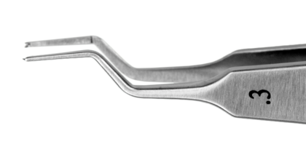 PH2256 Castroviejo Bayonet Suturing Forceps 0.3mm 6mm