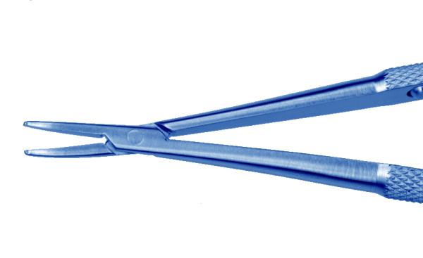 PH3105T Barraquer Needle Holder Curved Fine Delicate Locking 10mm