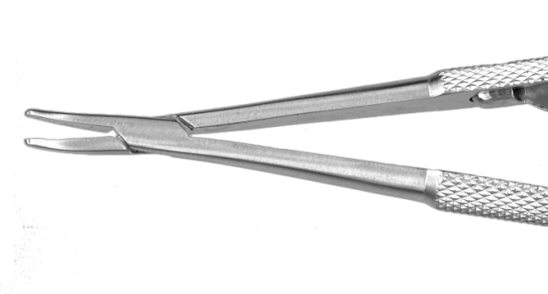 PH3113 Barraquer Needle Holder Curved Standard Locking 10mm