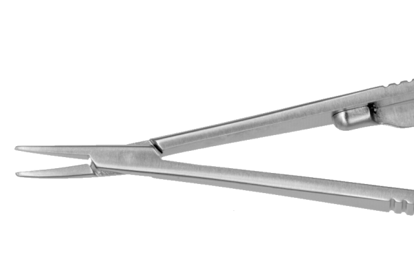 PH3117 Castroviejo Needle Holder Curved Delicate Locking 9mm
