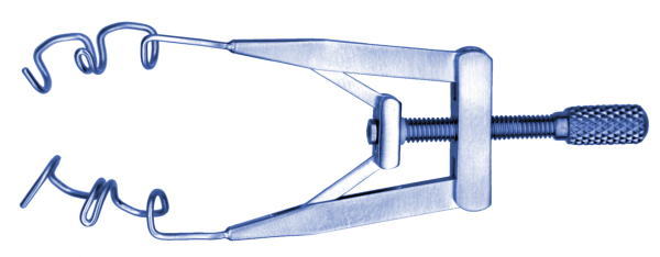 PH9027T Lieberman Triple Post Lid Speculum 16mm