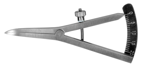 PH9404 Castroviejo Caliper Curved