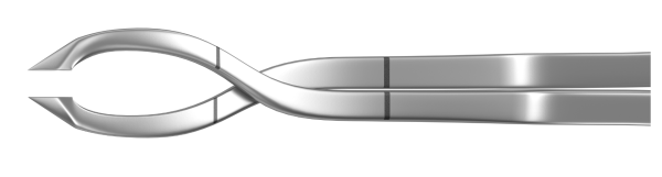 4-033S Small-incision Capsulorhexis Forceps with Double Cross-Action and Scale