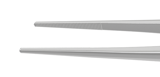 4-071S Dressing Forceps with Delicate Serrations 12mm