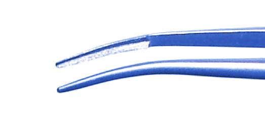 4-182T Catalano Curved Micro Tying Forceps 6mm