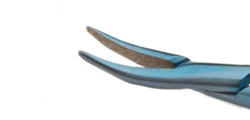 8-010T Barraquer Needle Holder Curved Standard Locking 12mm