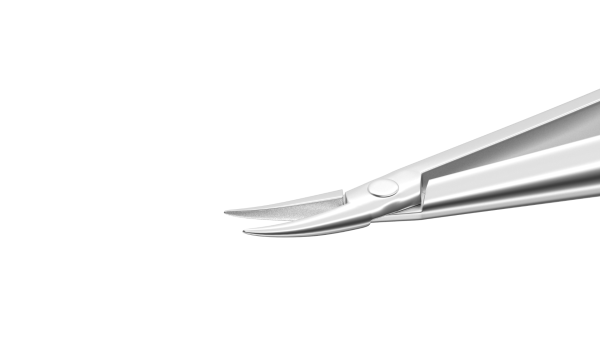 8-045S Barraquer Needle Holder Curved Extra Fine No Lock 8mm