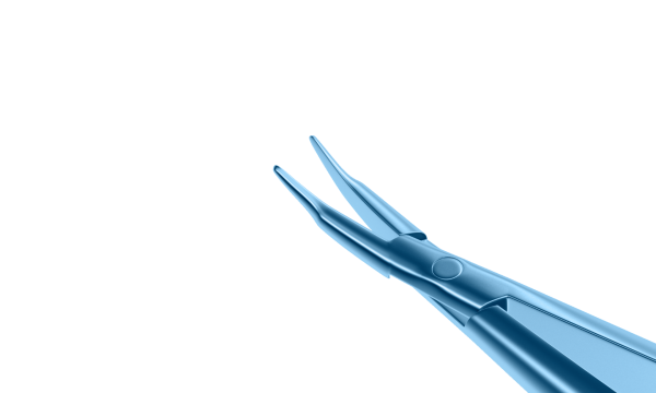 8-051T Barraquer Needle Holder Curved Extra Fine No Lock 8mm