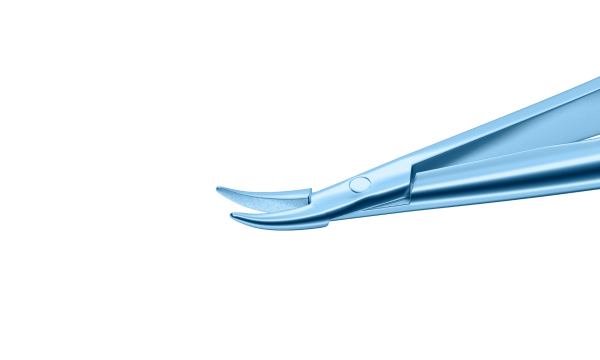8-091T Barraquer Needle Holder Curved Strong No Lock 12mm