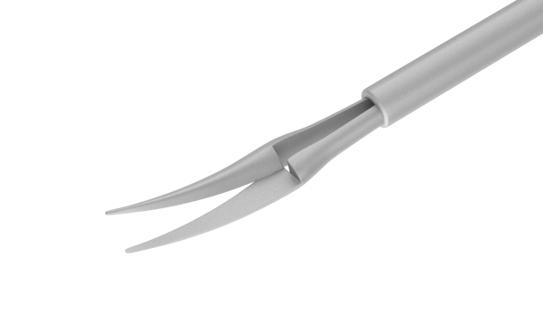 12-2099 Curved Vitreoretinal Scissors 25 Ga