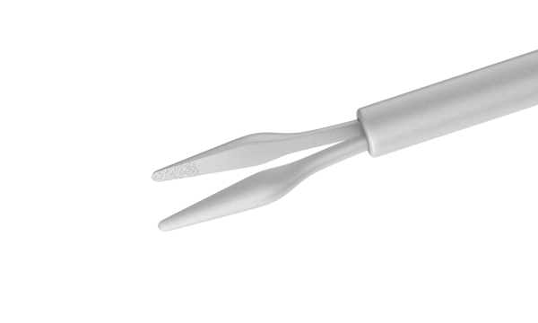 12-301-25H Gripping Forceps with a sandblasted platform 25 Ga
