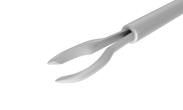 12-411-25 Tano Asymmetrical Vitreoretinal End-Gripping Forceps 25 Ga