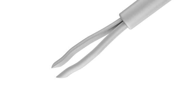 12-420-23 Asymmetrical Vitreoretinal End-Grasping Forceps 23 Ga