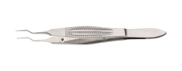 F-1211 Castroviejo Suturing Bayonet Forceps 0.5mm 7mm