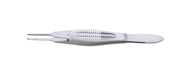 F-1230 Castroviejo Suturing Bayonet Forceps 1.5mm 6mm