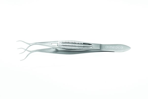F-1490 Kremer Corneal Fixation Forceps Locking 0.12mm