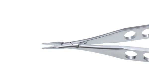 N-0040 McPherson Needle Holder Curved Extra Delicate No Lock 10mm