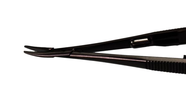 N-0110C Castroviejo Needle Holder Curved Delicate Locking 10mm