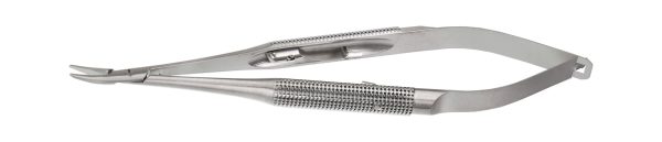 N-0380 Barraquer Needle Holder Curved Locking 10mm