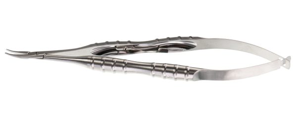 N-0860 Ergo Grip Barraquer Needle Holder Curved Locking 10mm