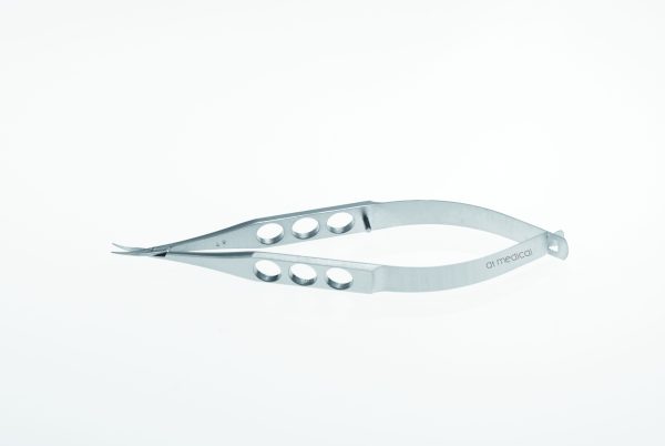 S-0010 Castroviejo Universal Corneal Scissors Curved Blunt 5mm