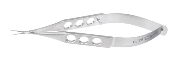 S-0100 Vannas Scissors Straight Sharp 8mm