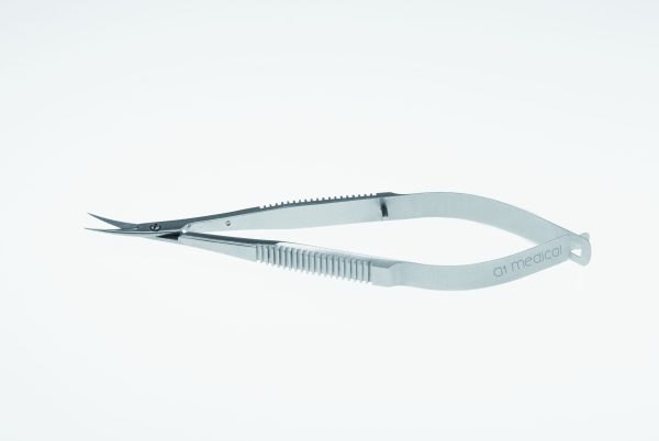 S-0290 Noyes Iris Scissors Curved Sharp 10mm