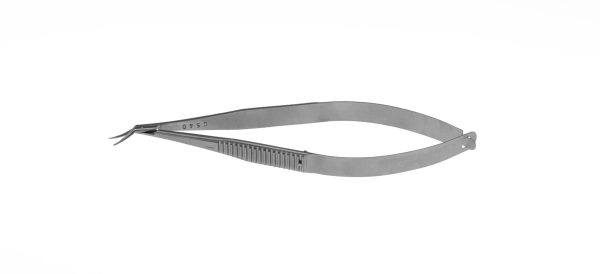 S-0411 Troutman Corneal Transplant Scissors Curved Left 6mm