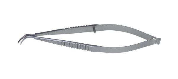 S-0412 Troutman Corneal Transplant Scissors Curved Right 6mm