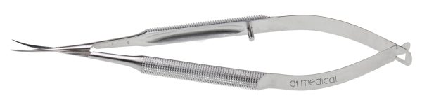 S-0415 Vannas Scissors Curved Sharp 6mm