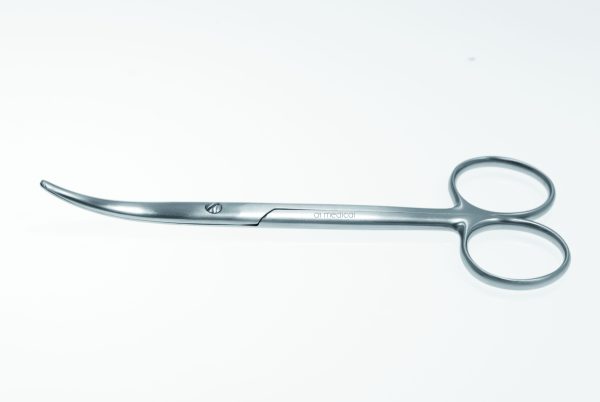 S-0750 Enucleation Scissors Curved Blunt 43.5mm