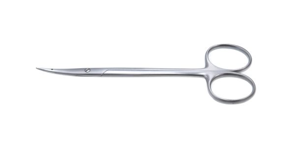 S-0850 Eye Scissors Curved Blunt 27mm